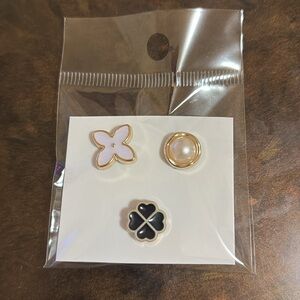 Set of Three Pin Brooches